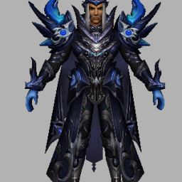 Costume crystal blue