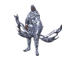 Costum, frizură şi armă